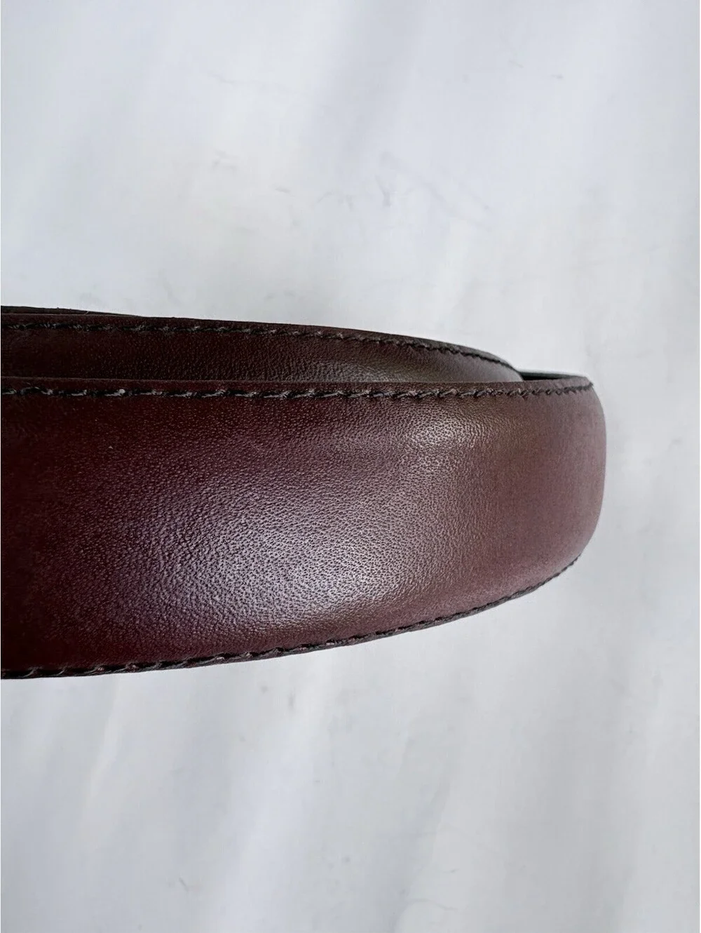 Reversible 44/100 Genuine Leather Made In America Burgundy